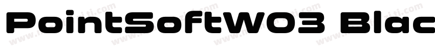 PointSoftW03 Black Regular字体转换